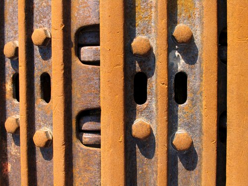 Rusting Caterpillar Track