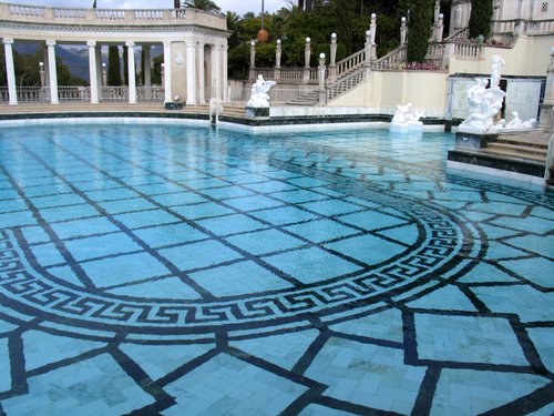 The Outdoor Pool at Hearst Castle