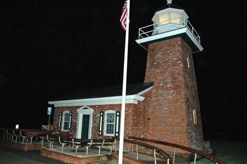 Flash lighthouse photography
