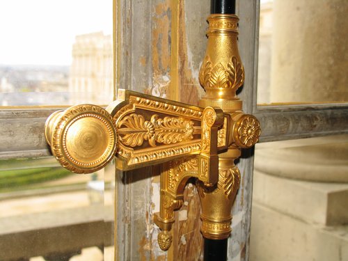 Versailles:  Gold Window Locks