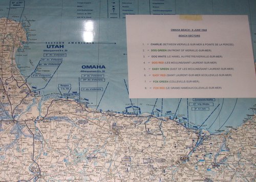 Map of Normandy Invasion (aka 'Story of our drive to Omaha Beach, Part 2')