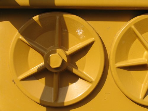 Caterpillar tractor (detail)