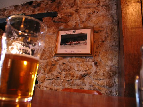 Pint of Bitter at the Turf