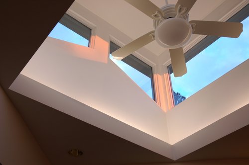Kitchen Skylight at Sunset