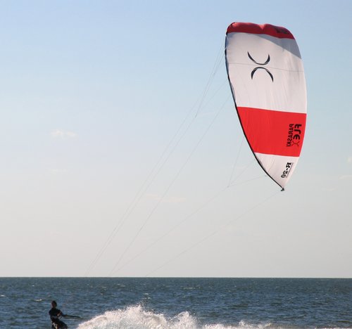 Kite Boarder (at 20 knots)