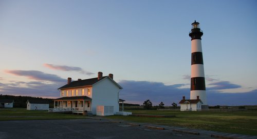 Last Rays of Sun at Bodie Island