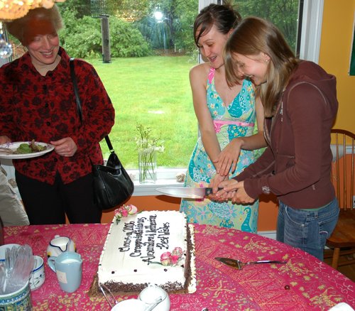 Cutting the (graduation) cake