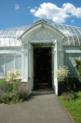 Greenhouse entrance (outside view)