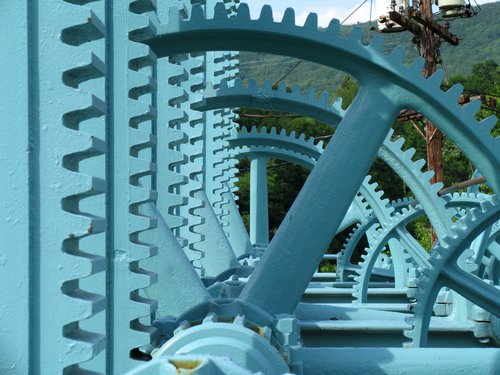 Water Power at Shelburne Falls (Detail)