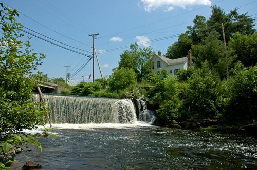 Waterfall in Londonderry, Vermont