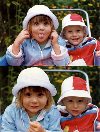 1991-Katherine-Steven-in-Cart-3