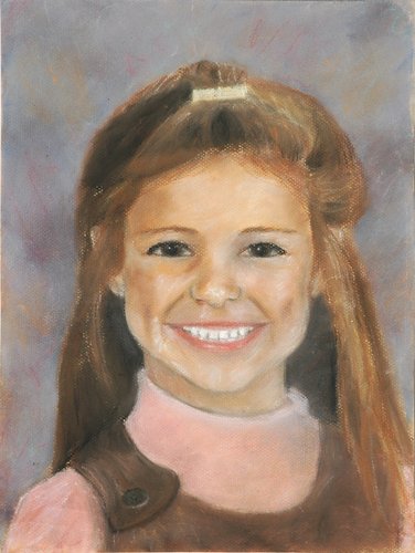 Jenna (Portrait in Chalk Pastel)