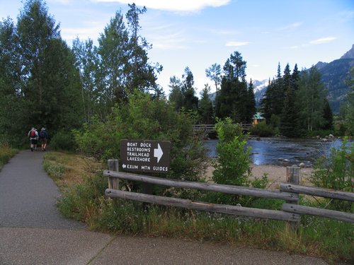 Way to Exum Mountain Guides