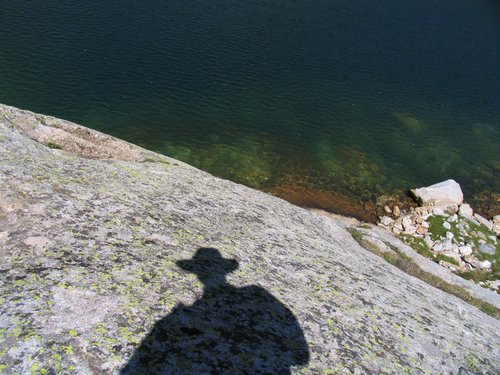 Granite Boulder on Shoreline