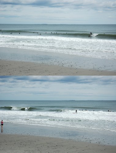 Small surf at The Wall