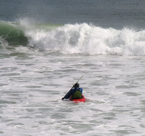 Surf Kayaking at Hampton