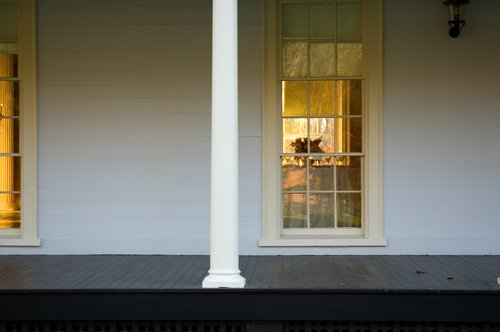 The back porch