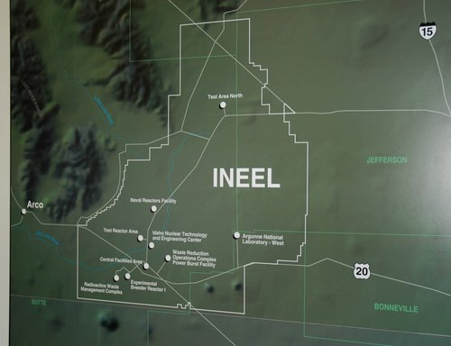 Idaho National Laboratory Map