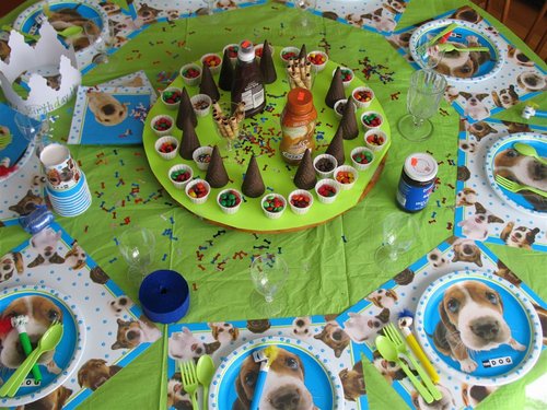 Dog and Ice Cream Cone Themed Birthday Party