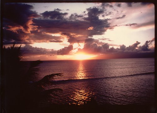 Ka'anapali Sunset, Maui, 1984