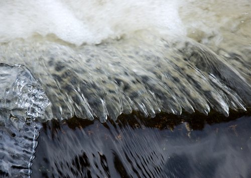 Winter Cascade (with Ice)
