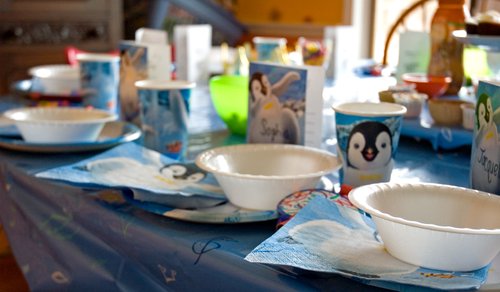Penguin Theme Place Settings