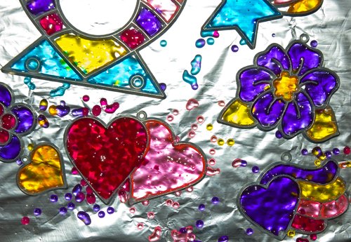 Plastic "Stained Glass"