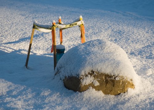 Rock, Snow and Shadow