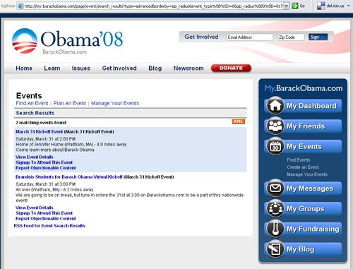 ObamaCampaignSite