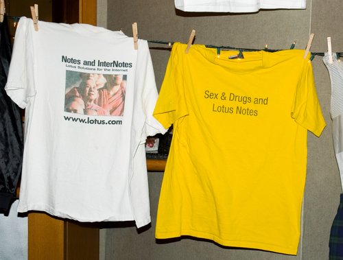 Lotus Notes T-Shirts (early 1990s)