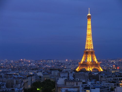 Eiffel Tower at Night